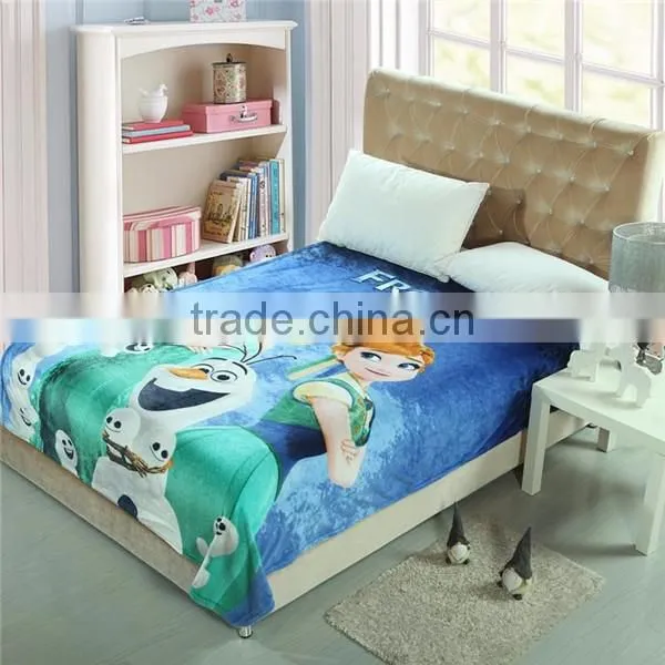 Children's Soft and Thermal Bed Sheet Set Fleece Blanket photo-3