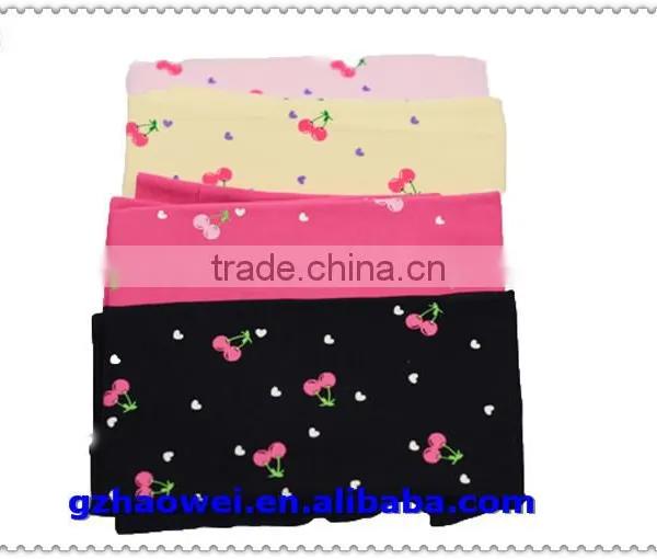 Wholesale Cherries Printed Kids Cotton Tights photo-6