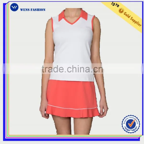 Custom New Design Dress Clothes Hot Sale Fashion Girls Tennis Dresses photo-2