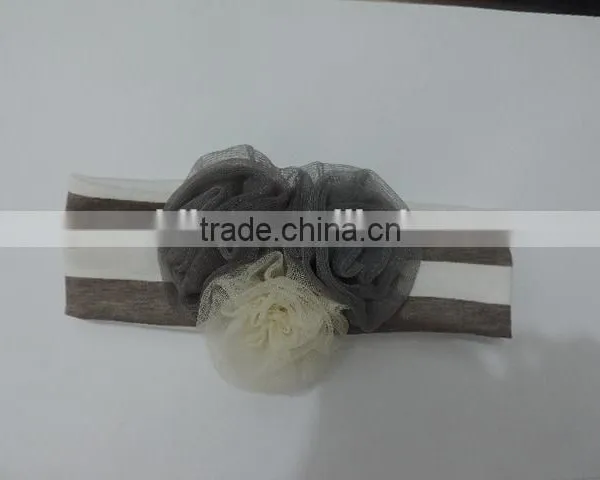 Kids Thanksgiving Headband Baby Girl Lace Flower Cotton Elastic Pakistani Hairband Wholesale Autumn Clothes Winter Clothing Sets photo-3