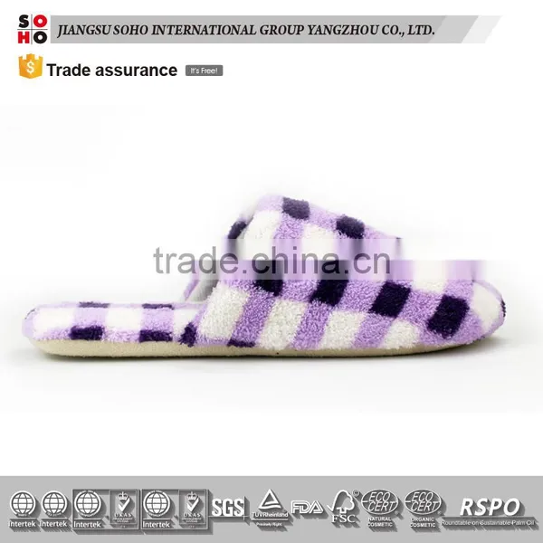 2017 Cheap Hotel Slipper Velvet Wholesale Home Use Guest Hotel Slipper Chinese Man Naked Slipper photo-2