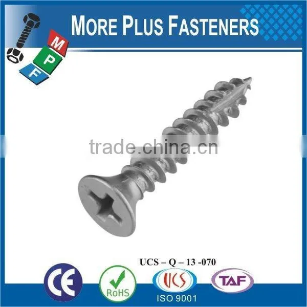 Made in Taiwan High Quality Flat Head Screw Phil Drive Screw Wood Screw photo-2