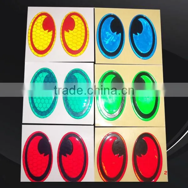 High Visibility Motorcycle Fashionable Sign Reflective 3m Safety Sticker photo-2