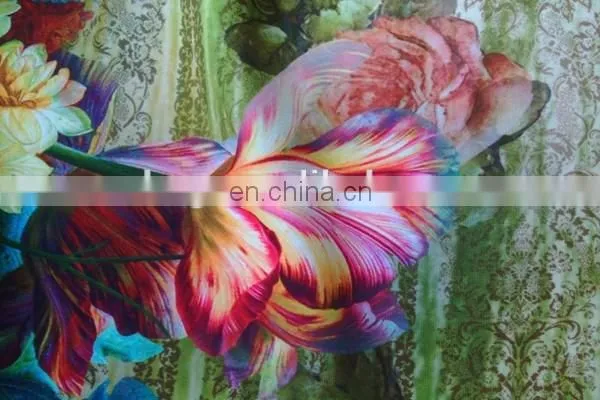 Shaoxing Winfar New Design Digital Print Scuba / Air Layer Knit Fabric for Garment photo-2