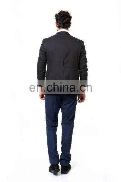 Wholesale Two Buttons New Fashion 3 Piece Mens Suit photo-4