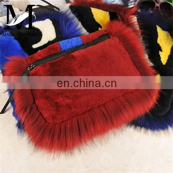 2016 Top Fashion and Luxury Real Sheep Skin Fur Bag / Lady Monster Fur Bag photo-5