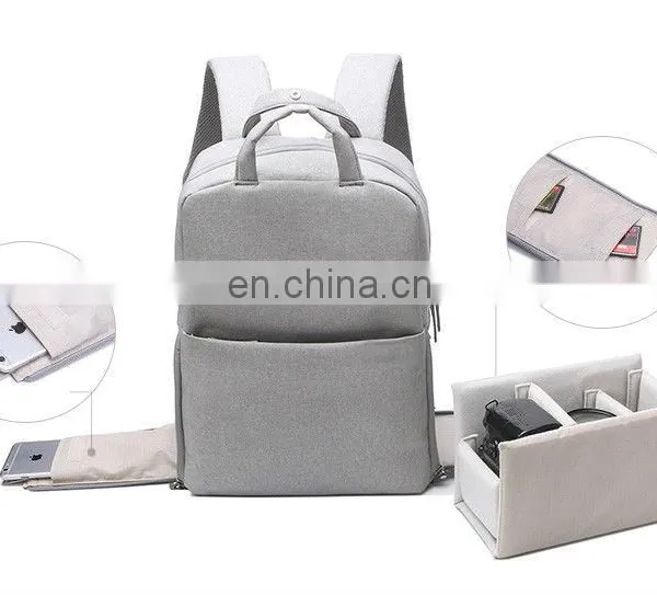 Custom Waterproof Video School Travel Photo Digital Camera Backpack Laptop Bag photo-3