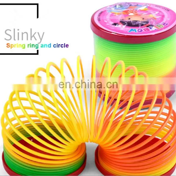 Figet Spinner Rainbow Spring Slinky for Relax Educational Toy Figet Spinner photo-4
