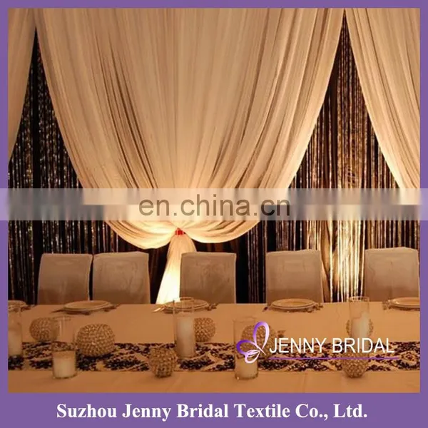 BCK092 Custom Made Curtains Drapes and Curtains Luxury Party Backdrop photo-2