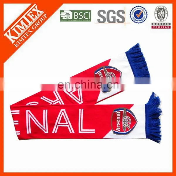 Embroidery Jacquard Stripe Pattern Style Knitted Scarf photo-3