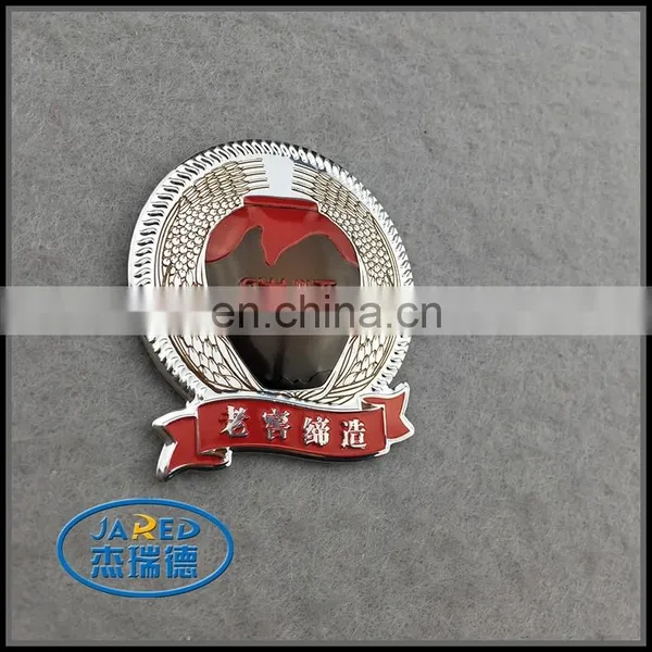 Decorative Metal Crafts Aluminum Wine Label With Customized Logo photo-3