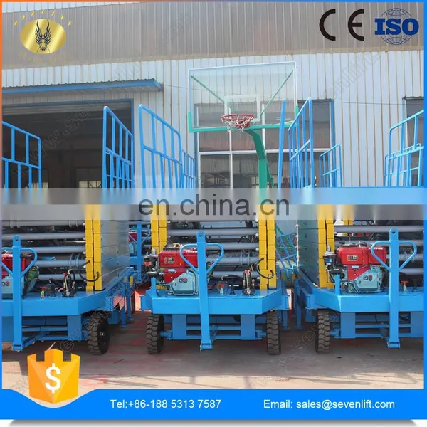 7LSJY Shandong SevenLift Cheap ce Mobile Genie Scissors Elevator Hydraulic Ladder Lift 20m photo-3