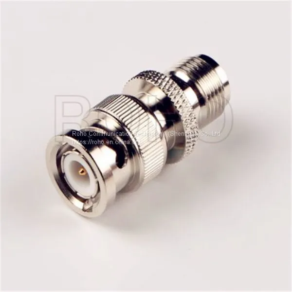 Straight RF Coaxial TNC Female/Jack to BNC Male/Plug Connector