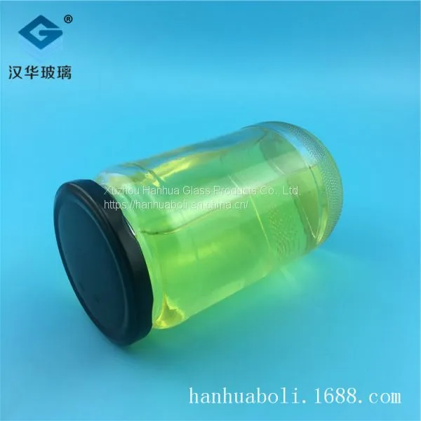 Wholesale Honey Glass Bottle 600ml Chili Sauce Glass Bottle Manufacturer photo-3