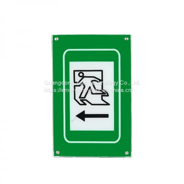 Emergency Lighting Tunnel Lights for Cars Green Sign Symbols LED Emergency Exit Signs Evacuation Lights