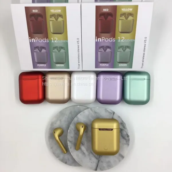 Inpods I12 Charging Box Hot Seller Tws Wireless Earphone Headphones BT 5.0 TWS Ear Phone For Mobile photo-3