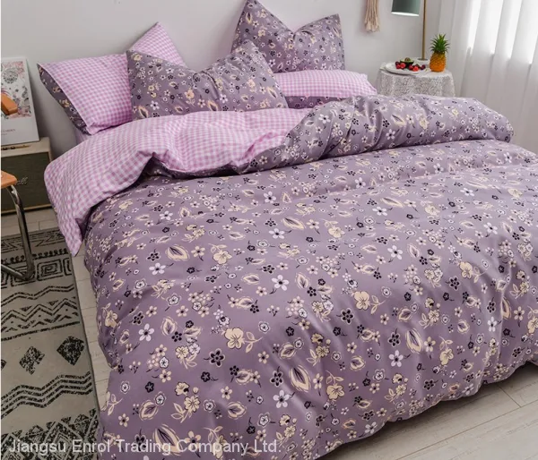 Autumn and Winter Thickened Cotton Sanded 4pcs Bedding Set photo-4