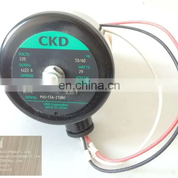 Standard CKD Brand New Style Solenoid Valve Water Solenoid Valve PVS-15A-210 Hot Selling photo-2