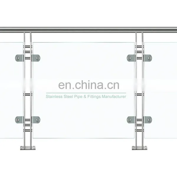 Modern House Stainless Steel 304 316 Terrace Glass Balustrade Balcony Plexiglass Railing Designs photo-6