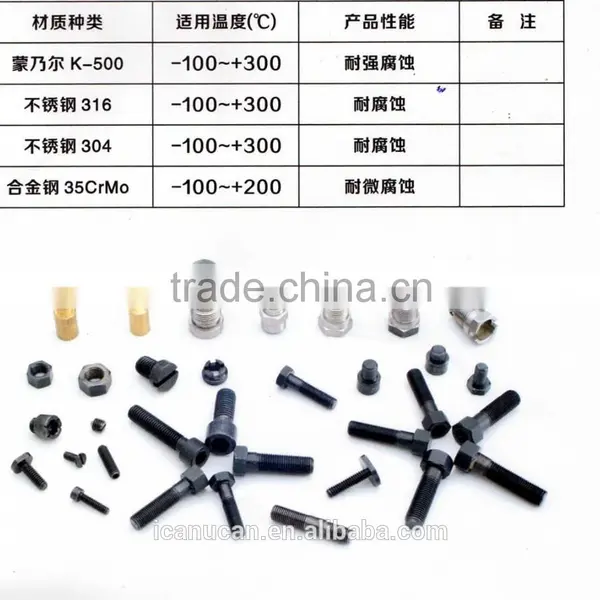 Screw and Oil Injection Valve