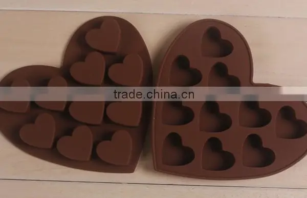 Silicone Chocolate Ice Cube Ice Mould Love Shape photo-2
