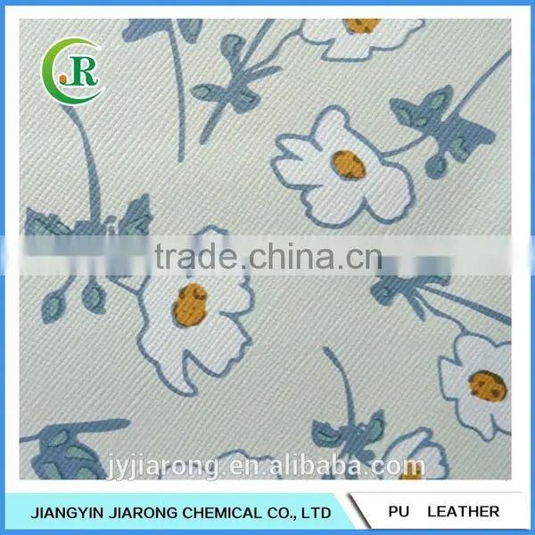 New Style Printed PU Leather for Making Handbags photo-3