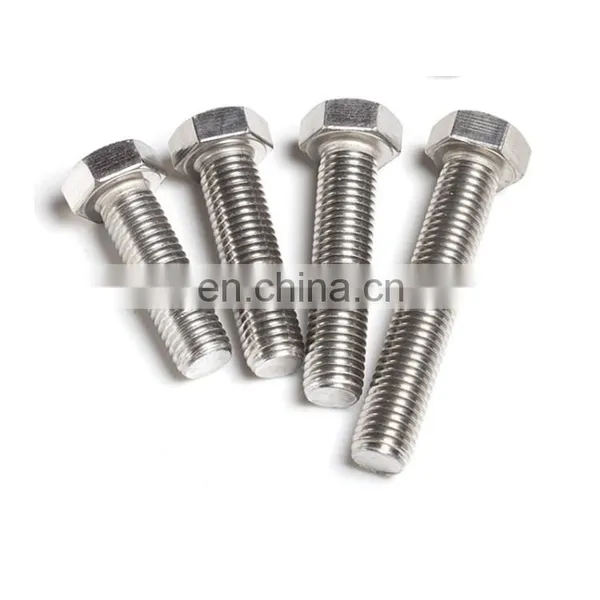 M12 M16 M20 Stainless Steel SS304 SS316 Partial Full Thread Hexagon Head Bolt photo-2