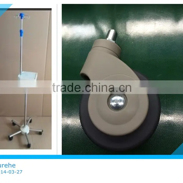 75mm Hospital Trolley Wheel With Brake photo-3