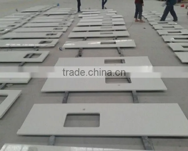 Prefabricated Quartz Kitchen Countertops photo-6