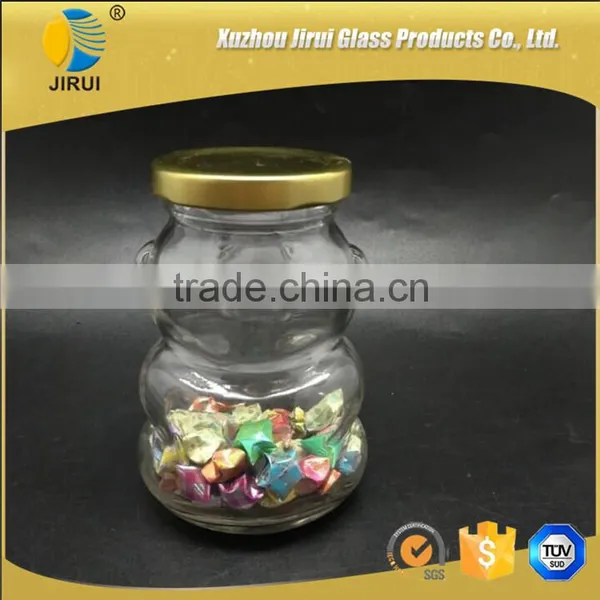 250ml Clear Bear Shape Glass Gift Bottle photo-4