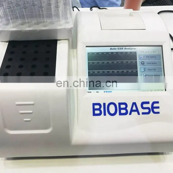BIOBASE Auto ESR Analyzer EA20 Erythrocyte Sedimentation Rate Esr Analyzer for Laboratory or Hospital photo-2