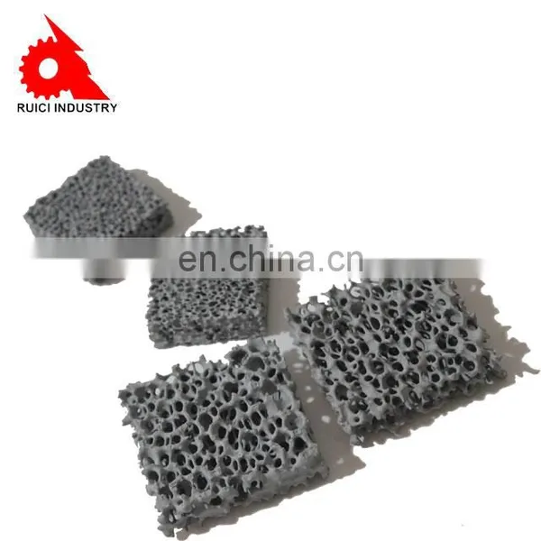 China Supplier of Alumina Ceramic Foam Filter Casting Filtration for Ductile Iron photo-2