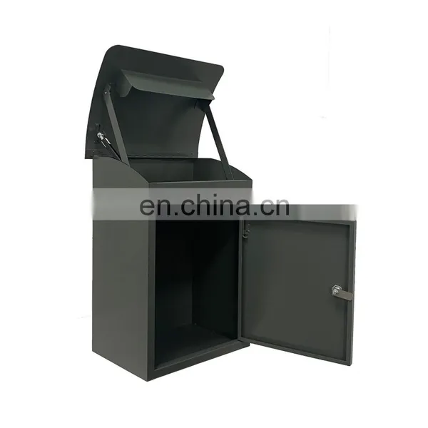 Wall Mount Locking Drop Box Steel Mailbox Anti-theft Design photo-2