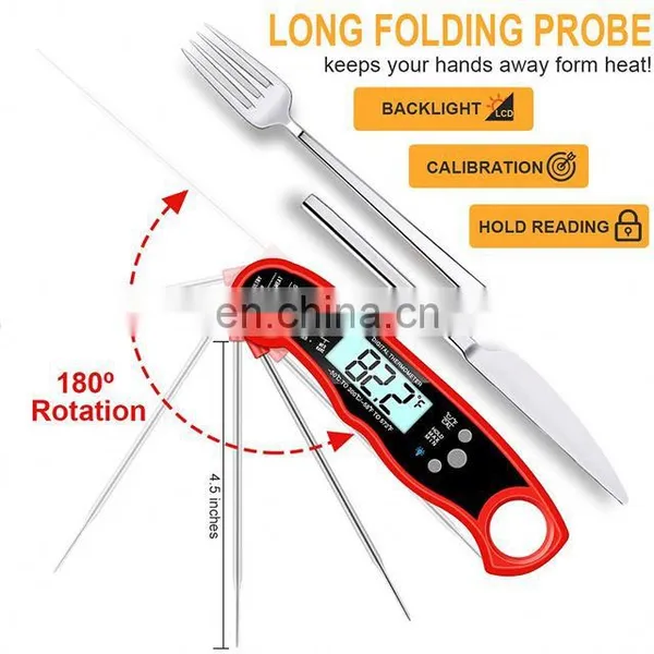 Super Fast Reading Food BBQ Thermometer Digital Cooking Thermometer With Inside Magnet photo-3