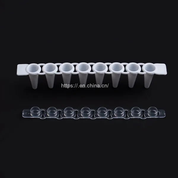 8-well PCR Tube Strip for Medical and Labs Consumables With Caps photo-3