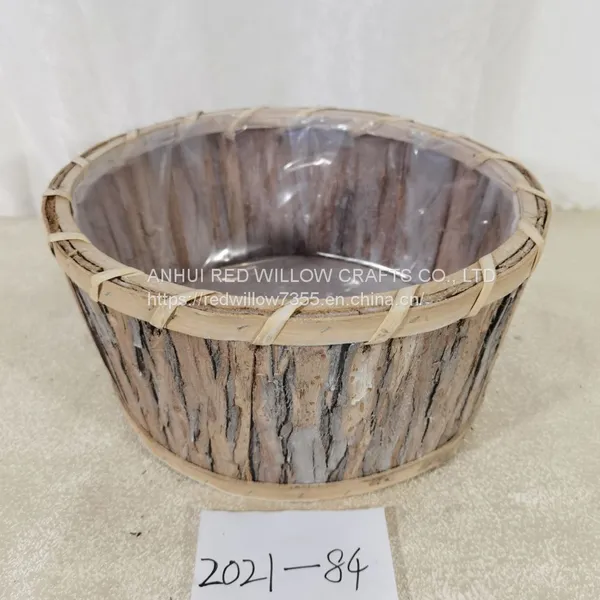 Poplar Bark Garden Supplies Flower Basket
