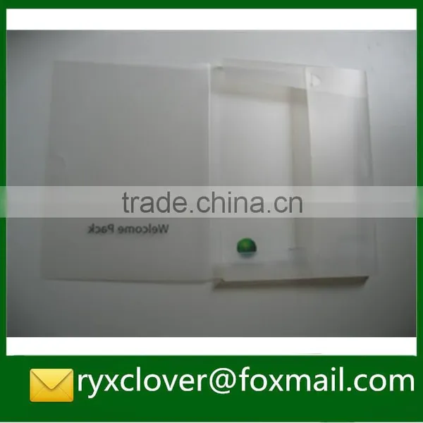 PP Office Stationery Clear Plastic Document Box photo-4