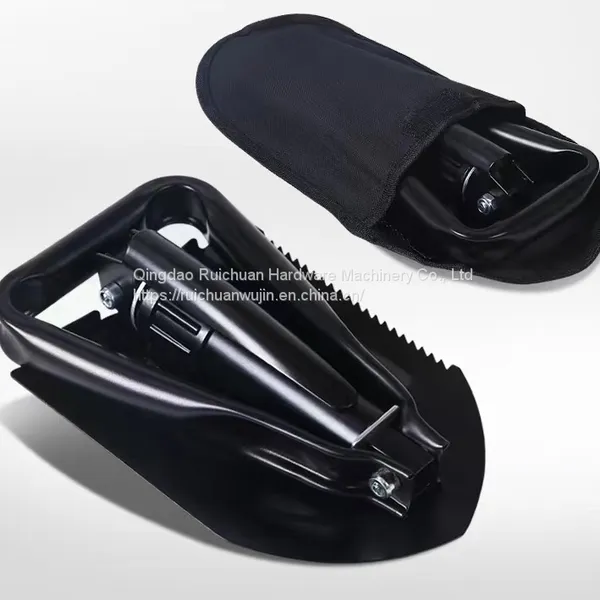 Multifunctional Large Folding Shovel Black Shovel/shovel Engineer Shovel Outdoor Supplies Wholesale Large Shovel Black photo-5