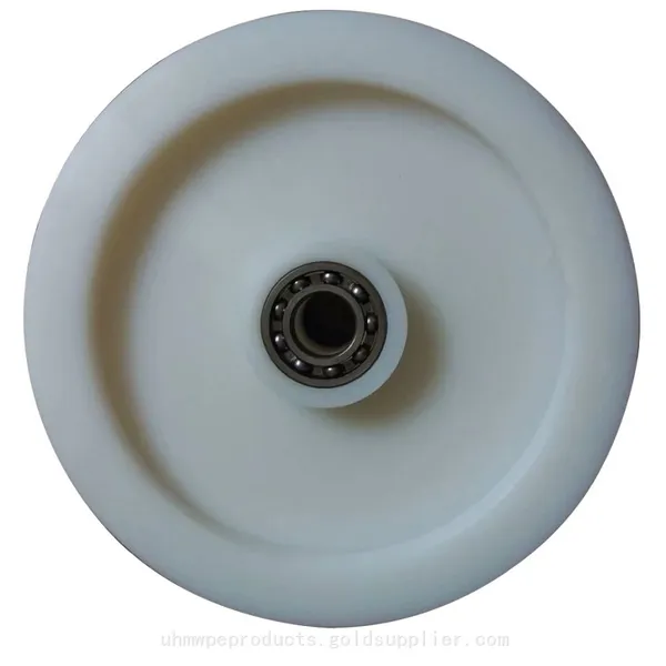 Wear UHMWPE Sleeve With Nylon Wheels Bearing