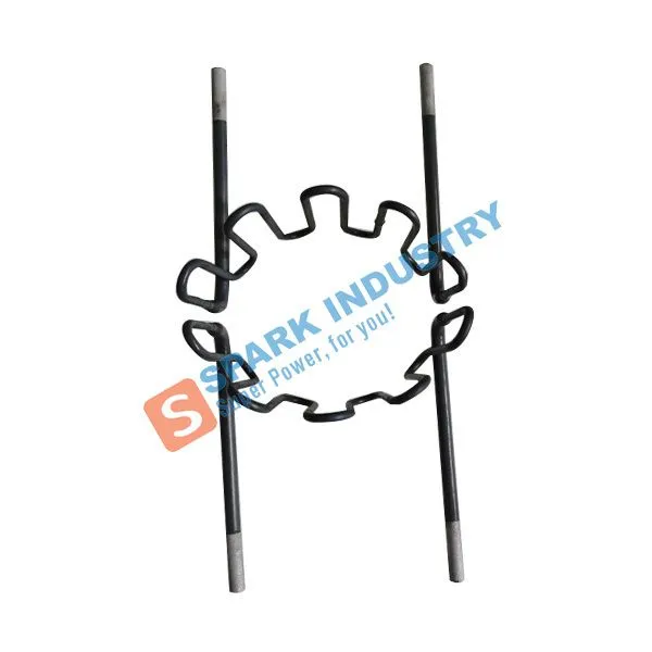 Customized Shape MoSi2 Heating Elements 500-1800 No Pollution on the Sintered Material