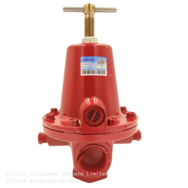 REGO 1588VN Pneumatic LPG Gas Burners Medium High Industrial Pressure DN25 250kg/h Vaporizing Furnace Regulator photo-3