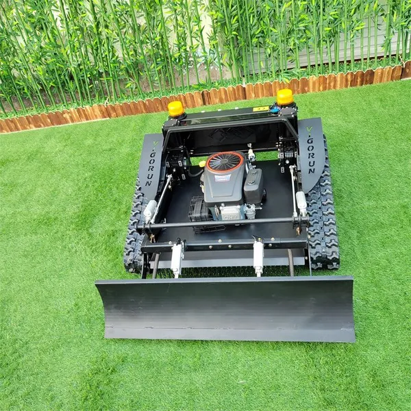 Gasoline Engine Adjustable Cutting Height 10-150Mm Travel Speed 0~6Km/H Mower Remote Control photo-2