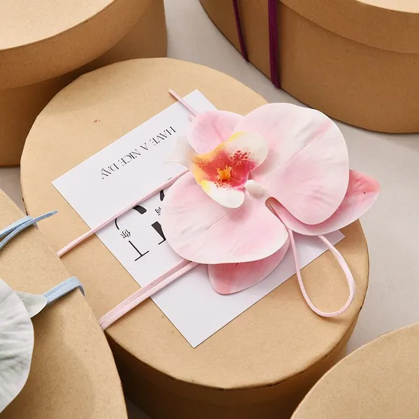 Oval Design Kraft Paper Packaging Gift Box photo-2