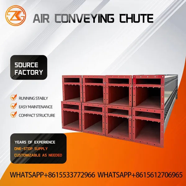 XZ Series Air Slide Conveyor Pneumatic Fluidized Powder Transport For Cement Raw Meal Fly Ash Silo Discharge System photo-4