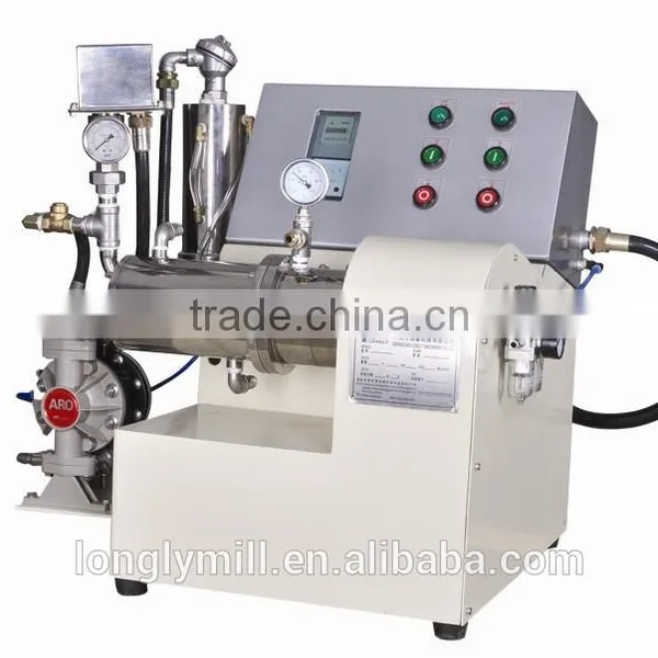 Micro Bead Mill Which is Sample Testing Machine With Tank and Mixer photo-2