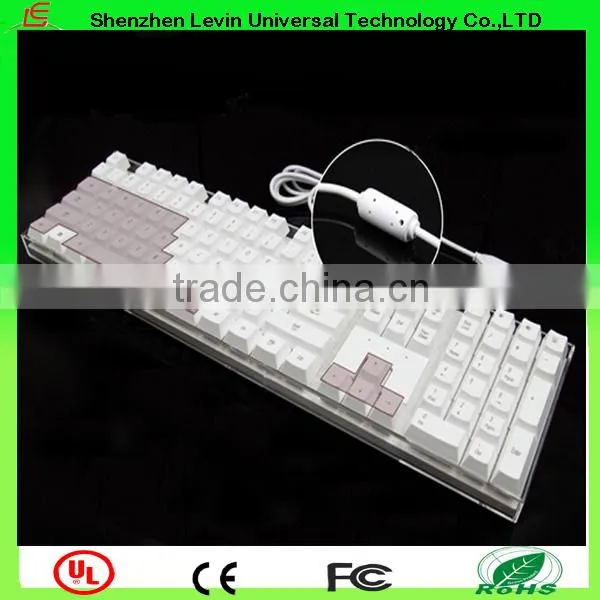 New Product Backlight Mechanical Keyboard With USB Colorful Light