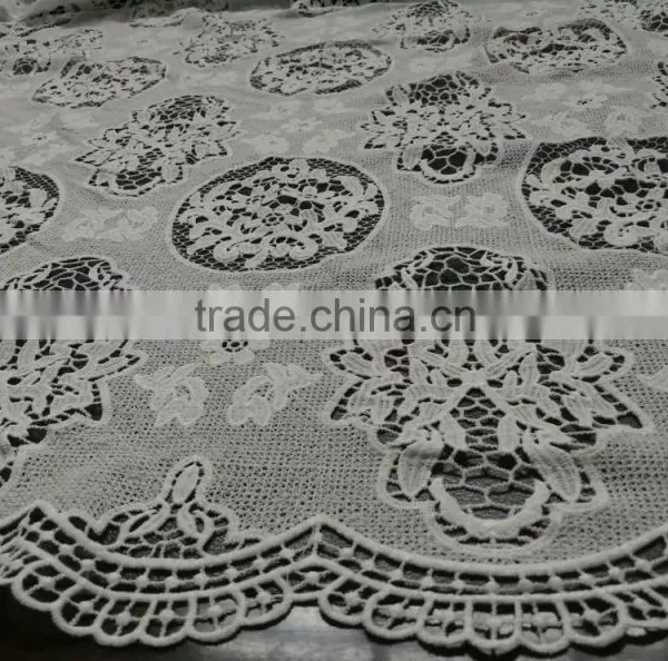 Wholesale New Lace Dress Design Polyester Lace Chemical Lace Fabric photo-2
