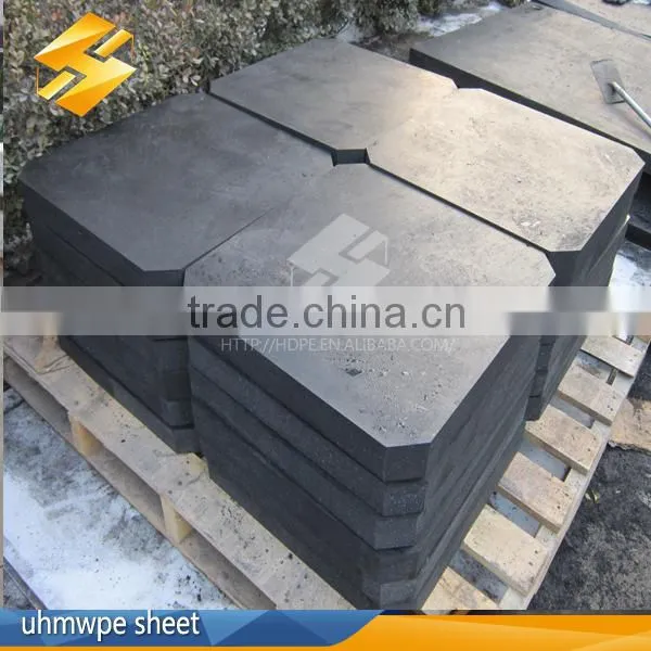 Engineering UHMW-PE Parts High Impact Resistant Square Outrigger Pad photo-3