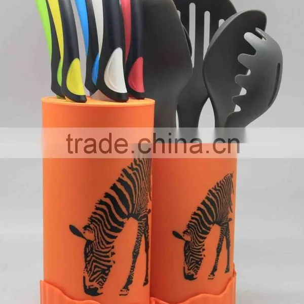 Nylon kitchen tools with stand/Household cooking ware with stand/ Nylon kitchen ware set