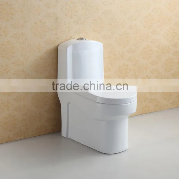 Freestanding White Glazed Wash Down Bathroom Water Closet photo-2